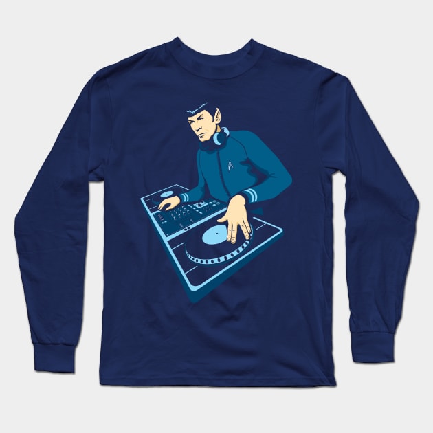 Dj Vulcano Long Sleeve T-Shirt by RedBug01